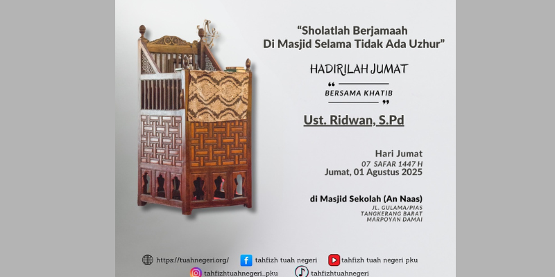 INFO SHOLAT JUMAT MASJID AN NAAS