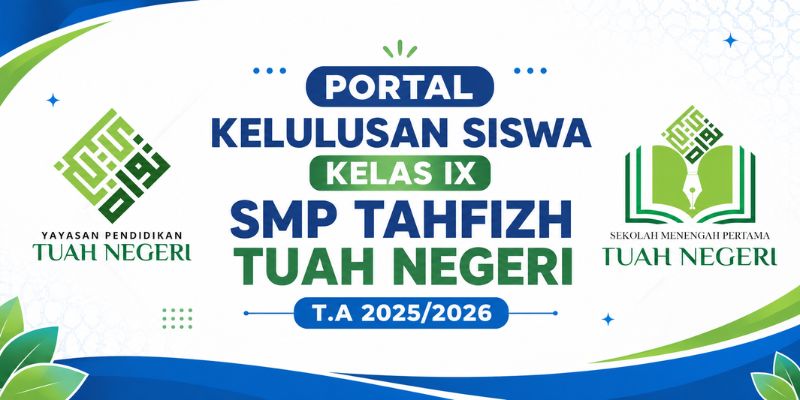 PENGUMUMAN KELULUSAN SISWA KELAS IX T.A 2025/2026
